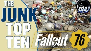The TOP TEN JUNK ITEMS in FALLOUT 76