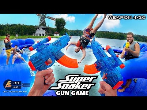 Видео: SUPER SOAKER Gun ИГРА | Битва без Nerf Edition!