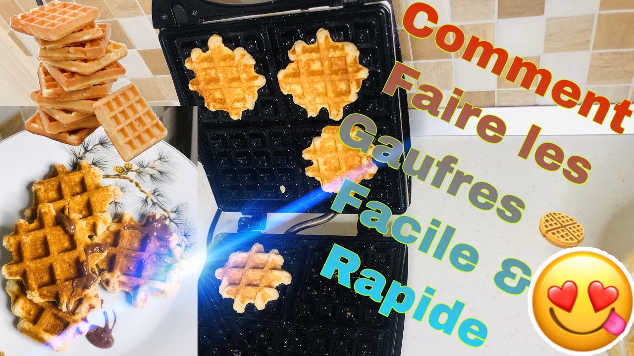 RECETTE DES GAUFRES 🧇 TRÈS TRÈS FACILE À FAIRE 😋🧇 - YouTube