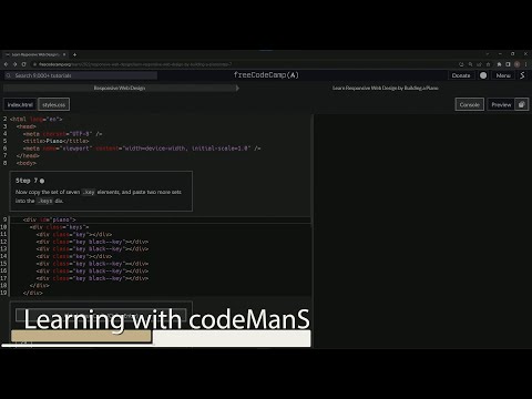 Learn HTML & CSS | FreeCodeCamp Build a Piano: Step 7