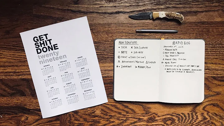 How to Set Up Your First Bullet Journal: Annual Pl...