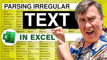 Excel - Master Parsing Irregular Text in Excel with this Step-by-Step Tutorial! - Episode 479