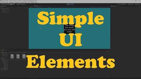 Simple UI Elements: Type, fade, move - Unity Asset 2020