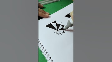 Triangle illusion coming #ytshorts #ytviral #drawing #triangle #geometric#illusion