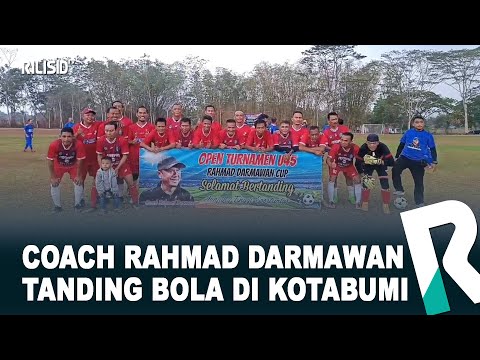 Coach Rahmad Darmawan Tanding Bola di Kotabumi