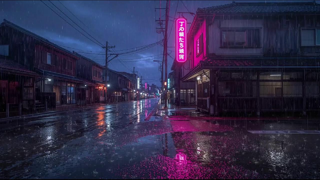 Night Rain Ambience 🌙 Lofi Beats for Focus, Relax & Quiet Moments #65