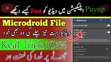 How to Fast Watching Payup Video || Microdroid New Trick || Earning Life 3.0
