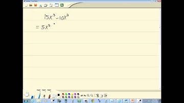 Basic Algebra Skills Review - Factoring - GCF - Practice Sheet 1 - Problem 2