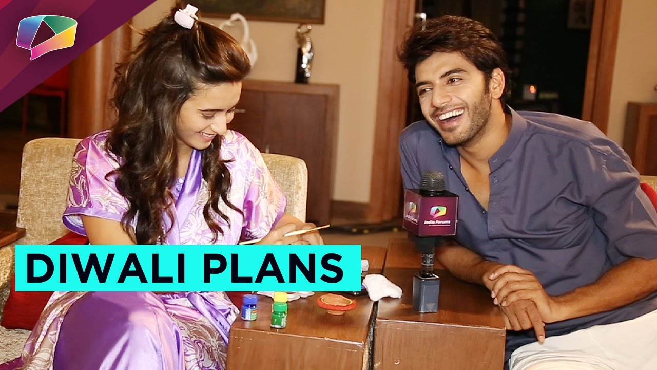Vikram and Shivani paint diya's and share their Diwali plans