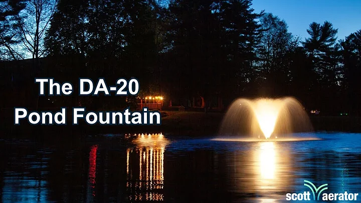 The DA-20 Aerating Pond Fountain By Scott Aerator | PondStream