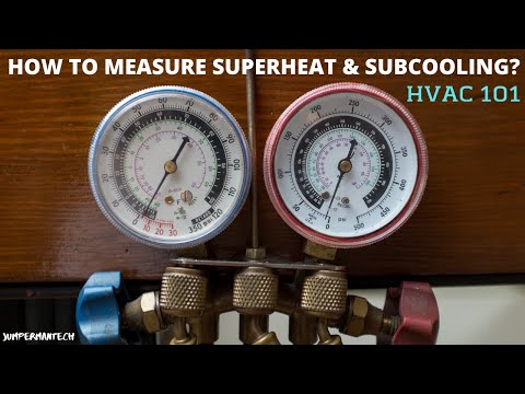 How To Measure SUPERHEAT and SUBCOOLING (HVAC 101) Air Conditioning and Refrigeration Training