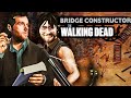 Zwei Brückenbauer für die Zombiehorde | Bridge Constructor: The Walking Dead mit Florentin & Fabian