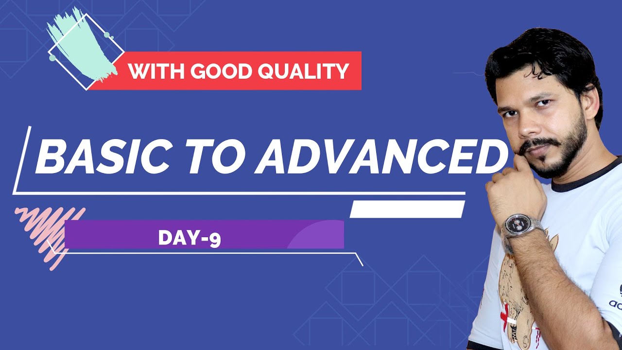 BASIC TO ADVANCED ENGLISH || DAY -9 - YouTube