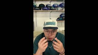 Vintage hornets script snapback