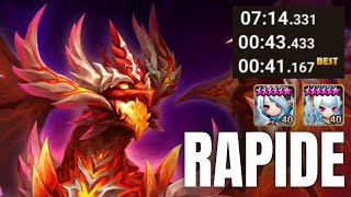 DRAGON ABYSSAL HARD : Speed Team Safe ~45 sec ! Guide complet [Summoners War]