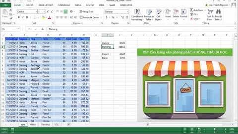 67 Lọc dữ liệu trong EXCEL theo Database bằng SQL