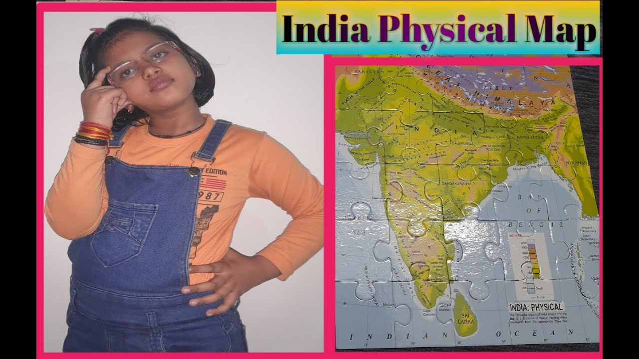 Bharat ka Naksha | India Physical Map | How to Solve Jigsaw puzzle by