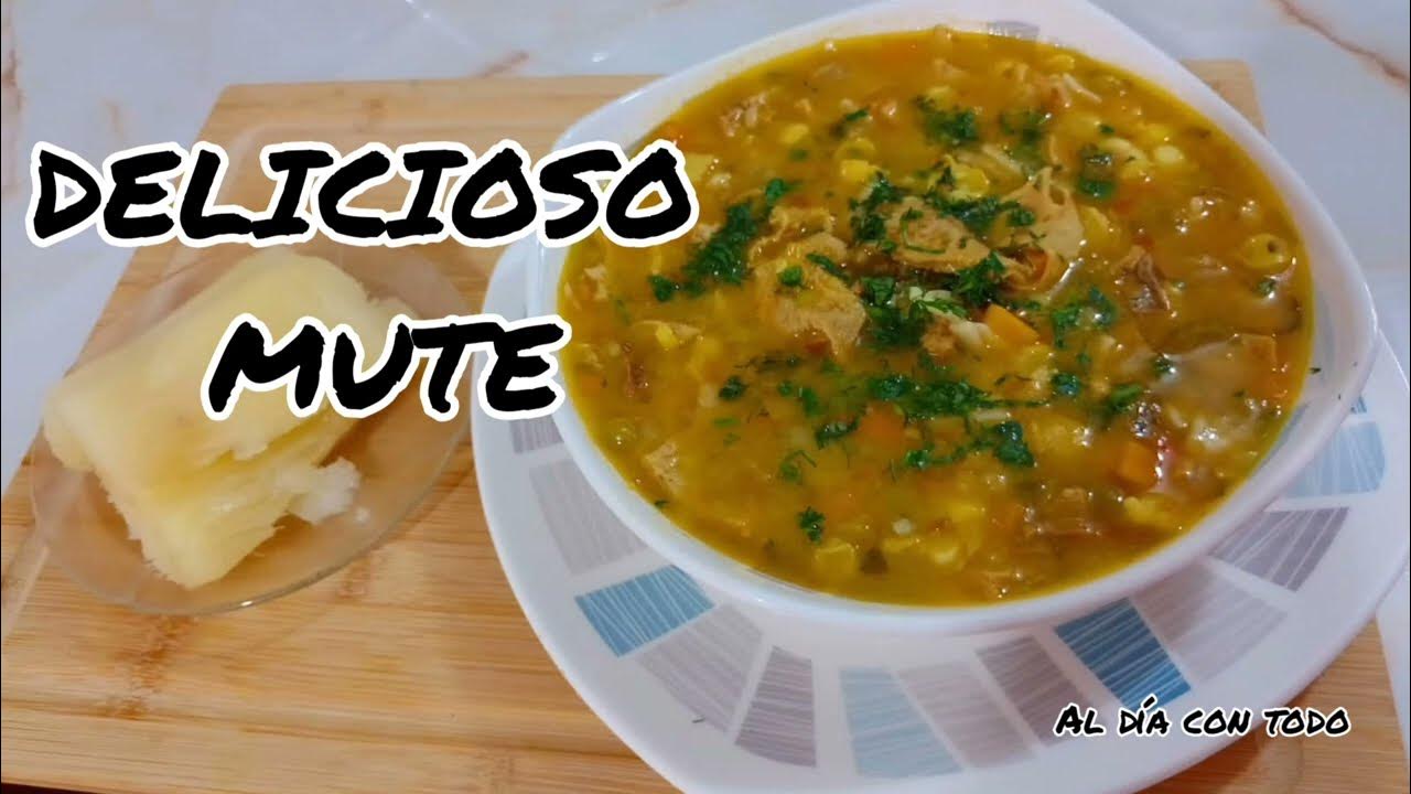 Como preparar Mute/Receta del mute/Sopa casera típica Colombiana YouTube