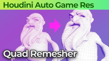 007 Houdini Exoside QuadRemesher Plugin Basics