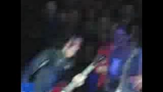 Aaron North Jumps into Crowd during 