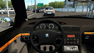Peugeot 406 - City Car Driving [Steering Wheel Game Play] screenshot 1