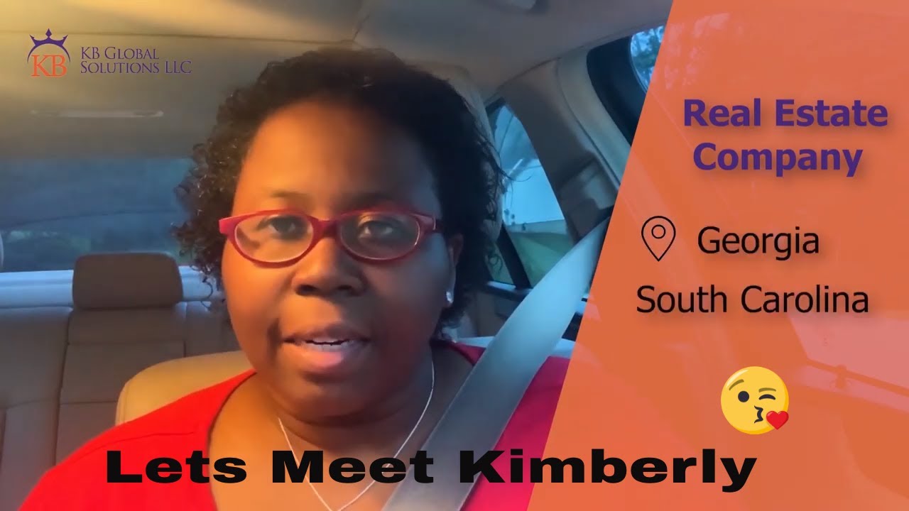 About Me Let's meet Kimberly Real Estate Investor Entrepreneur