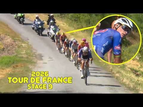 The WORST Place to be When VAN DER POEL Does This | TdF Stage 9 2026