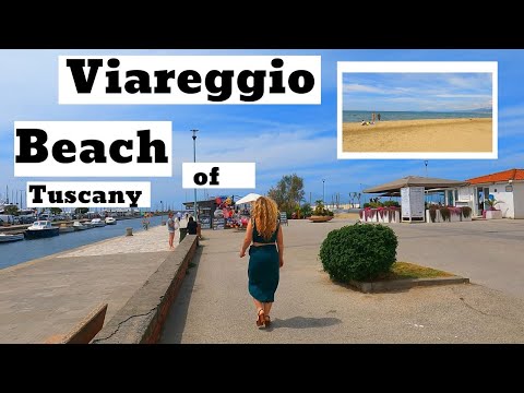 The most famous beach of Tuscany, Viareggio.