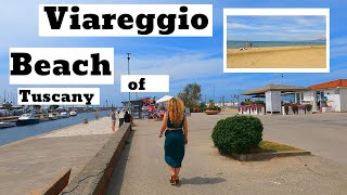 The most famous beach of Tuscany, Viareggio.