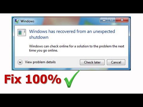 How to Fix ‘Windows has Recovered from an Unexpected Shutdown’ Error? | Foci