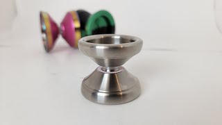 The TINY by YoYoFriends Unboxing and Review. Small Titanium yo-yo