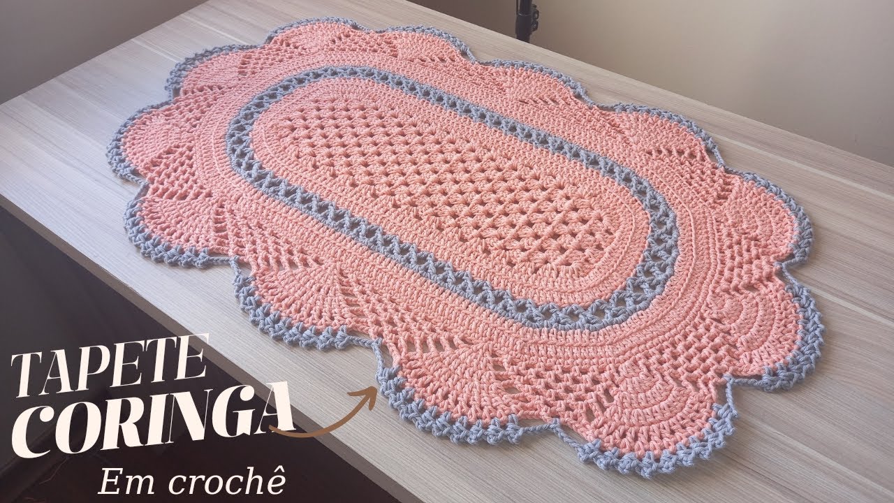 Tapete Coringa em crochê lindo econômico e muito fácil de fazer