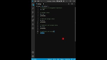 Examples of Assignment Operators in Python