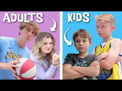 Adults vs. Kids Trick Shot Challenge!