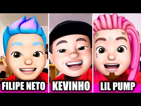 IMITANDO FAMOSOS COM ANIMOJI !