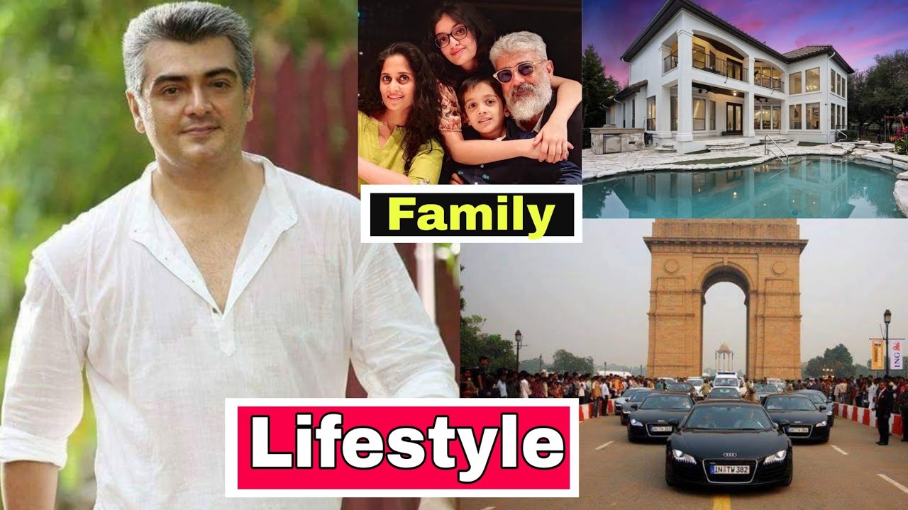 Ajith Kumar (Tamil Actor)Lifestyle 2022,Net Worth,Wife,Child, House,Cars Income & Biography Video.