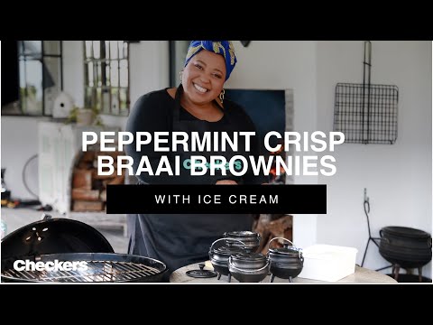 Try Our Peppermint Crisp Braai Brownies with Ice Cream | Checkers