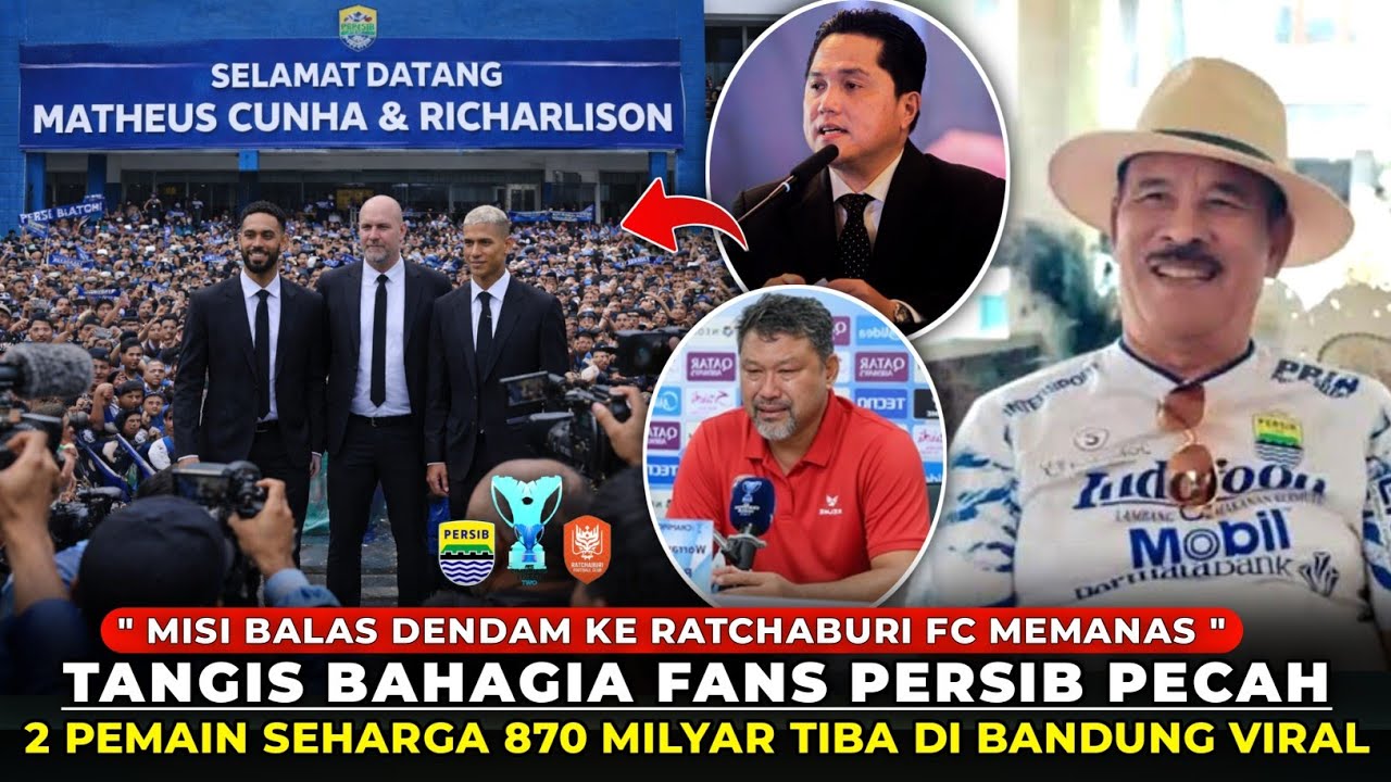 REJEKI NOMPLOK! TANGIS BAHAGIA FANS PERSIB PECAH, 2 PEMAIN SEHARGA 870 MILYAR TIBA DI BANDUNG VIRAL
