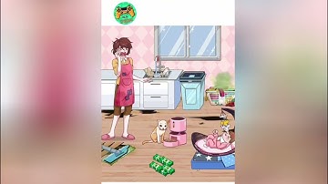 Annoy It Tricky Puzzle Level 12 ( help the mother with household chores) Gameplay