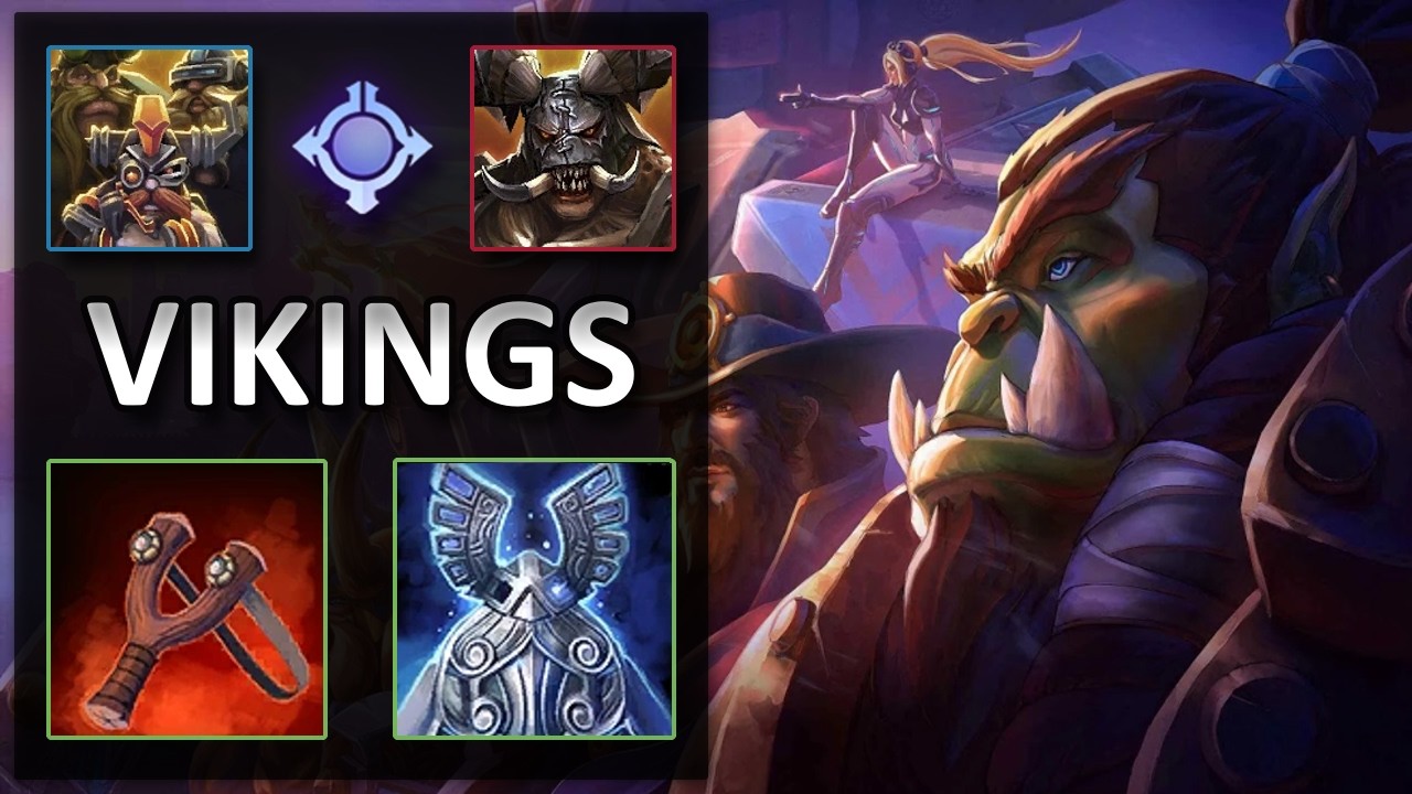 The Lost Vikings Play Again vs Butcher | Volskaya Foundry | Heroes of the Storm Master Replay