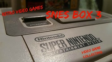 My games collection - Snes games box 3