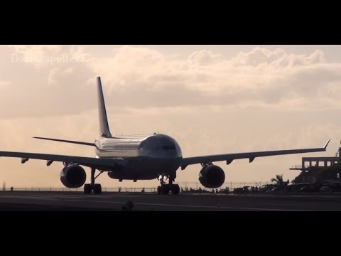 American Airlines Airbus a330-200 Takeoff from SXM