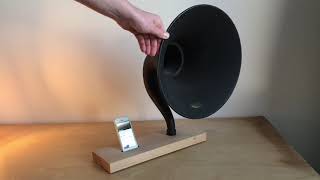 DIY Acoustic iPhone Amplifier  no batteries needed!