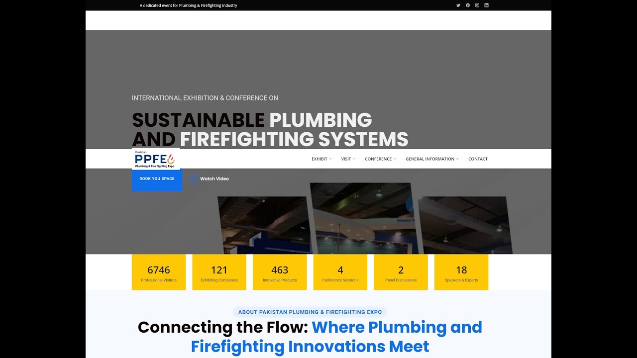 Pakistan Plumbing & Firefighting Expo in Karachi  I 3 - 4 July 2024 - Karachi Expo Centre