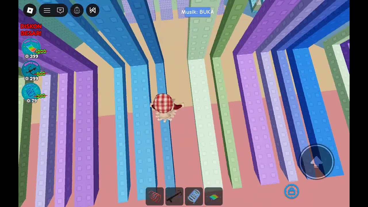 tower nya bersih gusy ?(learning tower/tower miring Roblox Indonesia)