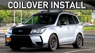 ISC COILOVER INSTALL | N1 w/ Triple S Spring Upgrade | SJ Subaru Forester XT