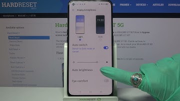 How to Activate Adaptive Brightness in Realme GT 5G - Change Brightness Level Automatically