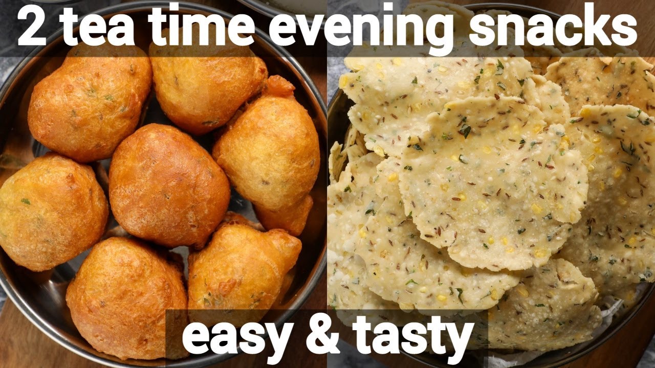 2 easy tea time evening snacks recipe | 2 popular indian snacks ...