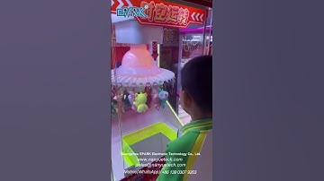 EPARK Time running scissors machine Vending Arcade Claw Machine Coin Operated Doll Catch Games