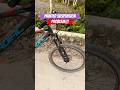 Problems with painted suspension fork #mtb #mtbreview #cycle #cycling #shorts